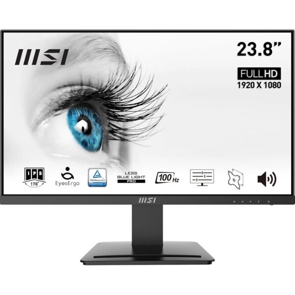 MSI PRO MP251 24.5 Inch Full HD Office Monitor - 1920 x 1080 IPS Panel, 100 Hz, Eye-Friendly Screen