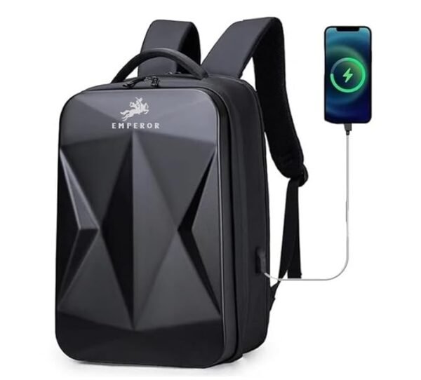 TRUE HUMAN® Anti-Theft backpack with USB charging port with anti-theft